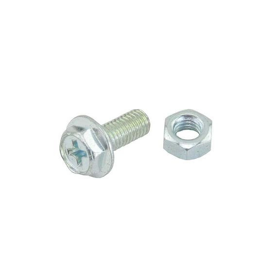 Bike Light Bracket Bolt/Nut 12 x 5mm Chrome. bike part, bicycle parts.