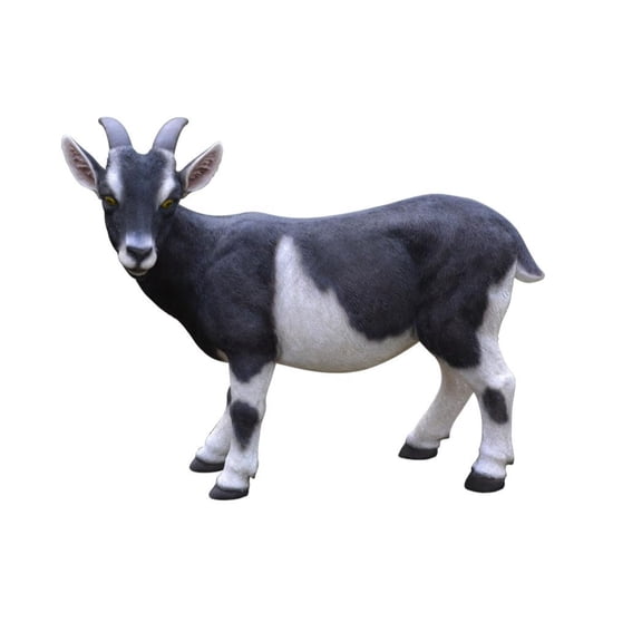 Hi-Line Gifts 23" Goat with Head Turned Outdoor Garden Statue