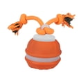 thumbnail image 3 of Pelota de entrenamiento para perros con cuerda, juguete para perros, pelota recargable, interactiva para viajes Naranja, 3 of 9