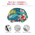 thumbnail image 3 of KLL Japanese Koi Pattern Shower Cap & Bath Cap for Women,Reversible Oversized Waterproof Shower Caps for all Hair Lengths,Elastic Reusable Bathing Hair Cap, 3 of 6
