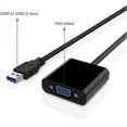 thumbnail image 4 of USB 3.0 to VGA Adapter Converter, 1080P USB to VGA Video Graphic Card Display External Cable Adapter compatible PC Laptop Windows 7/8/8.1/10/ etc, 4 of 5