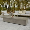 thumbnail image 3 of Real Flame 70" Rectangle LP Fire Table with Gas Conversion Kit in Mist Gray, 3 of 9
