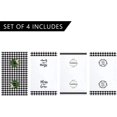 thumbnail image 4 of Decorative Kitchen Towels 18×28 Inch Bless Our Home Quote Absorbent Dish Towels | Tea Towels | Bar Towels Set of 4 Farmhouse Black Plaid Kitchen Hand Towels, 4 of 7