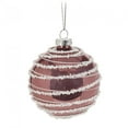 thumbnail image 1 of Boule en Spirale Blanche sur Rose, 1 of 2