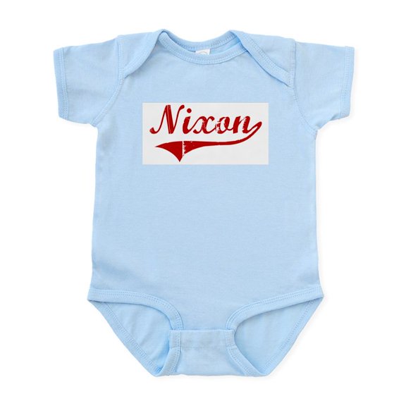 CafePress - Nixon (Red Vintage) Infant Bodysuit - Baby Light Bodysuit, Size Newborn - 24 Months