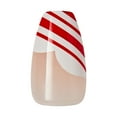 thumbnail image 5 of imPRESS Holiday Press-On Nails, Heartfelt, White, Medium Length, Coffin Shape, 30 Ct., 5 of 13