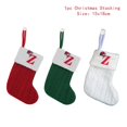 thumbnail image 1 of Calcetines de punto con colgante de árbol de Navidad, calcetín con alfabeto, decoración de fiesta en casa, regalos de Noel, 1 unidad, 2023, 1 of 4