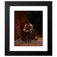 thumbnail image 2 of Eastman Johnson 20x24 Black Modern Framed Museum Art Print Titled - The Lord is My Shepherd (1863), 2 of 5