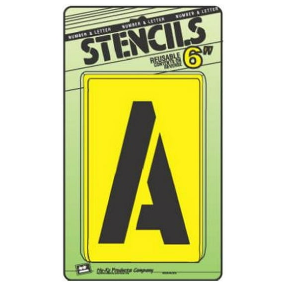 Hy-Ko Prod Co 6" Letter/Number Stencil Set