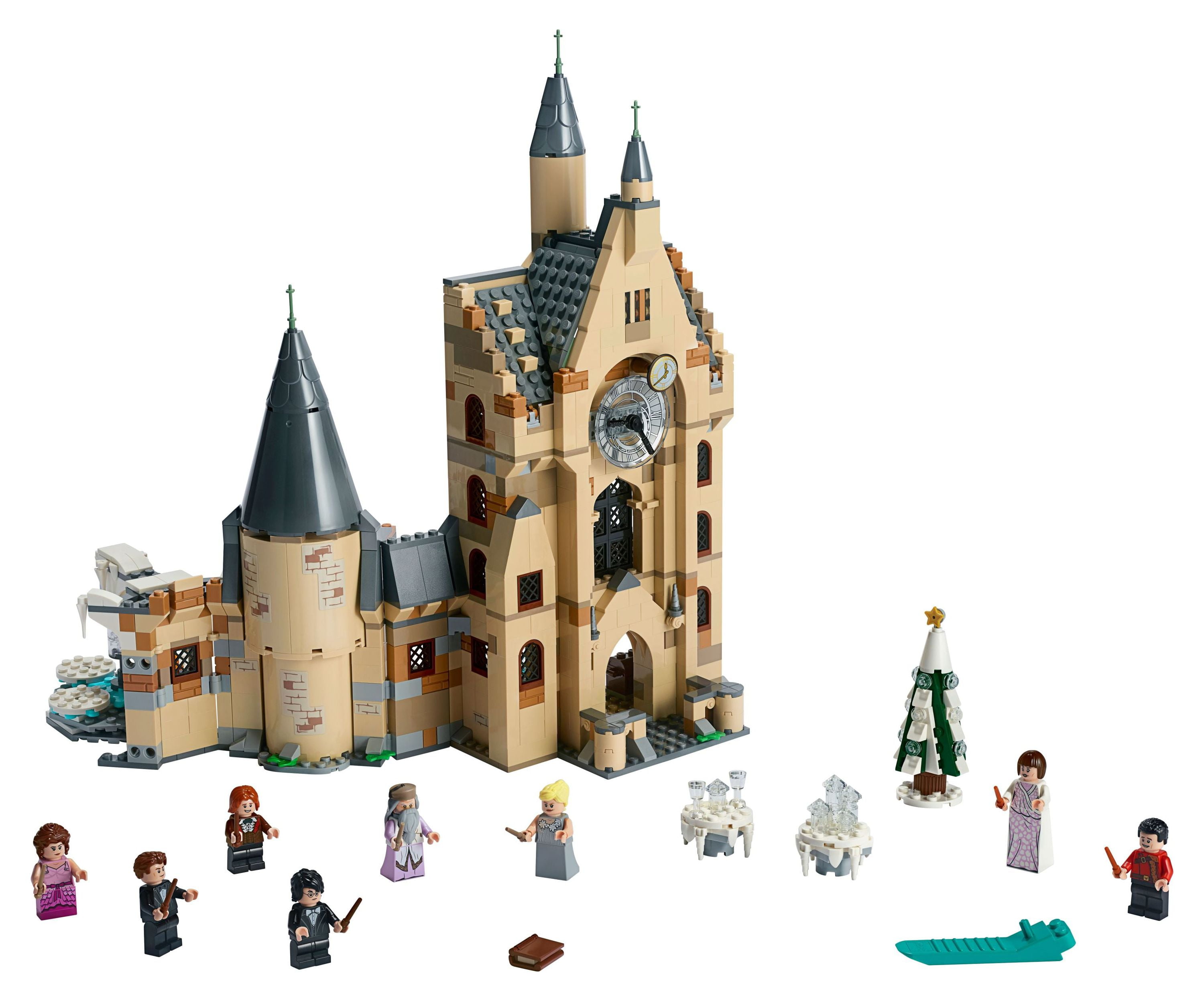  LEGO Harry Potter The Battle of Hogwarts Building Toy Set,  Harry Potter Toy for Boys, Girls and Kids Ages 9+, Features a Buildable  Castle Section and 6 Minifigures to Recreate an