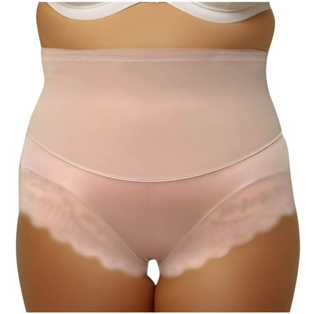 yillto Womens Plus Size Panties High Waist Full Coverage Briefs Panty Ladies Breathable Underwear