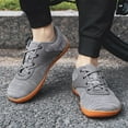 thumbnail image 2 of Mens Wide Toe Zero Drop Barefoot Fashion Sneakers Walking Shoes Comfortable Casual Driving Running Flats, 2 of 6