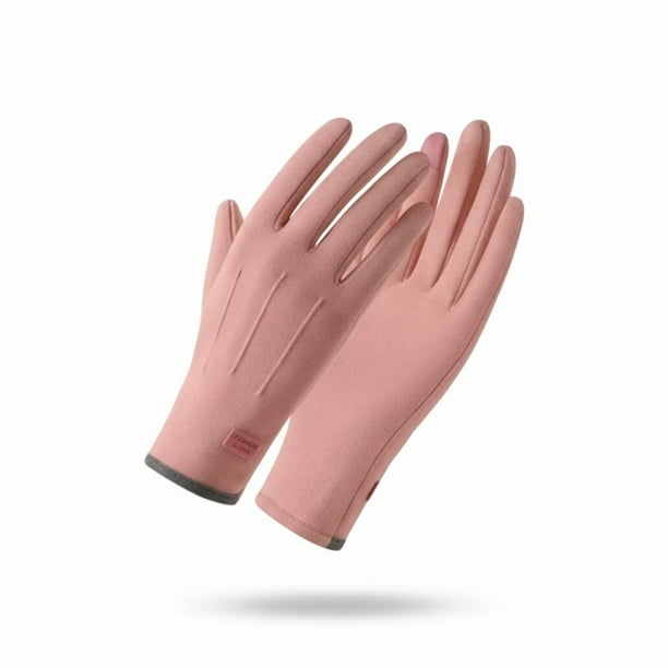 Winter Gloves Brushed Fleece Unisex Thermal Cold Proof Touchscreen Cycling Travel Windproof Driving Outdoor Sports