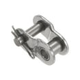 thumbnail image 4 of Unique Bargains 6Pack #25 Chain Offset Half Link Roller 1/4' Pitch Stainless Steel for 04C Chain, 4 of 6