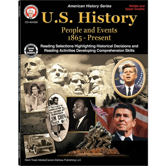 CD-404265 - U.S. History, Grades 6 - 12 by Carson Dellosa