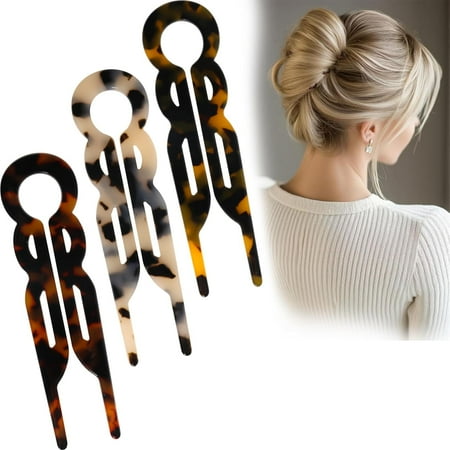 Prestige French Hair Pin,New Hair Accessories, Elegant Hair Clips for Women, Suitable for All Hair Types (3PCS-D)