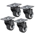 thumbnail image 3 of Fyydes 4PCS 1.5 Inch Universal Wheel 360° Rotation Heavy Caster Silence Cart Chair Caster For Furniture,Universal Wheel,Silence Universal Wheel, 3 of 8