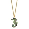 thumbnail image 4 of Bejewel Multi Colors of Blue Enamel Finish SIMON Seahorse Trinket Box, 4 of 5