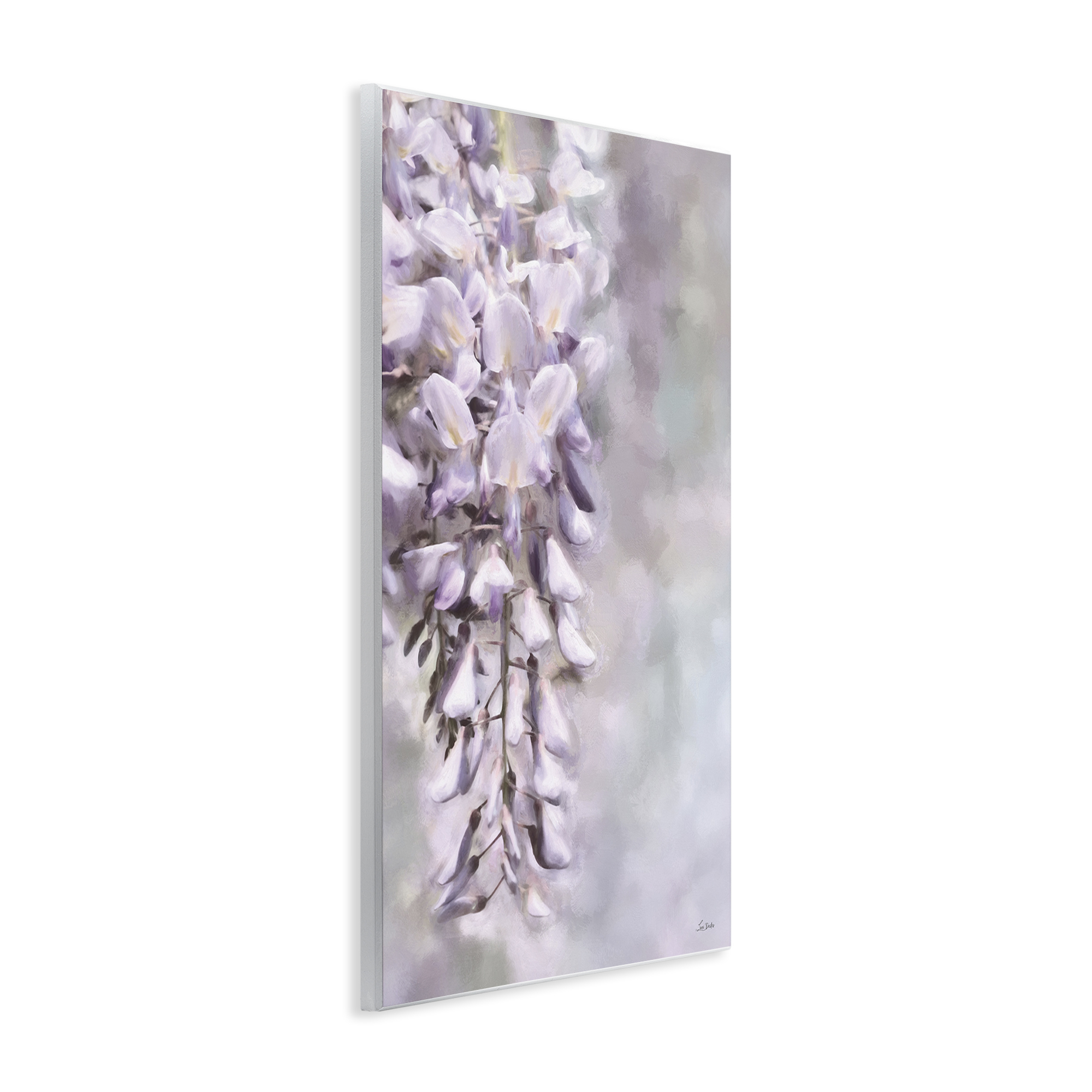 Stupell Industries Soft Foxglove Petals Botanical & Floral Painting Unframed Art Print Wall Art, 13 x 19