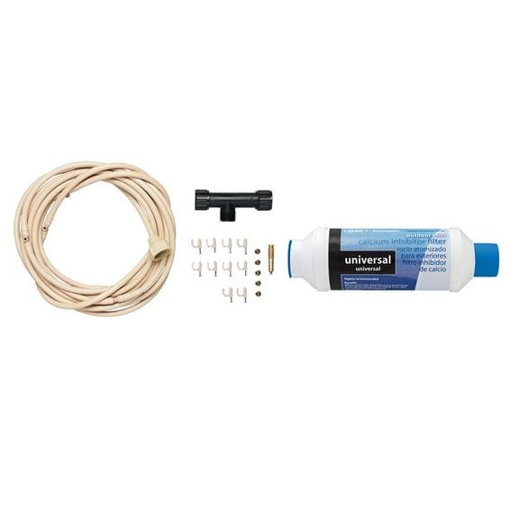 Basic Outdoor Misting System and Calcium Inhibitor Filter bundle