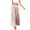 Pink, variant on Charella Women's Linen Pants Wide Leg Elastic Waist Casual Loose Fit Comfy Trousers Solid Color Pants (XL, Wine)