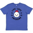 thumbnail image 3 of Inktastic Live Love Chickens Youth T-Shirt, 3 of 5