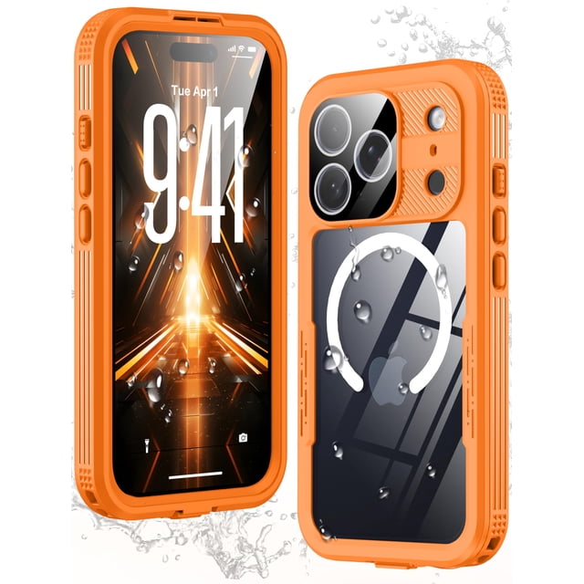 Funda GOLDJU para iPhone 17 Pro 6.3" Resistente al Agua IP68 y Antigolpes