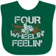 thumbnail image 3 of Inktastic Four Wheeling Mudding Activity Boys or Girls Baby Bib, 3 of 4