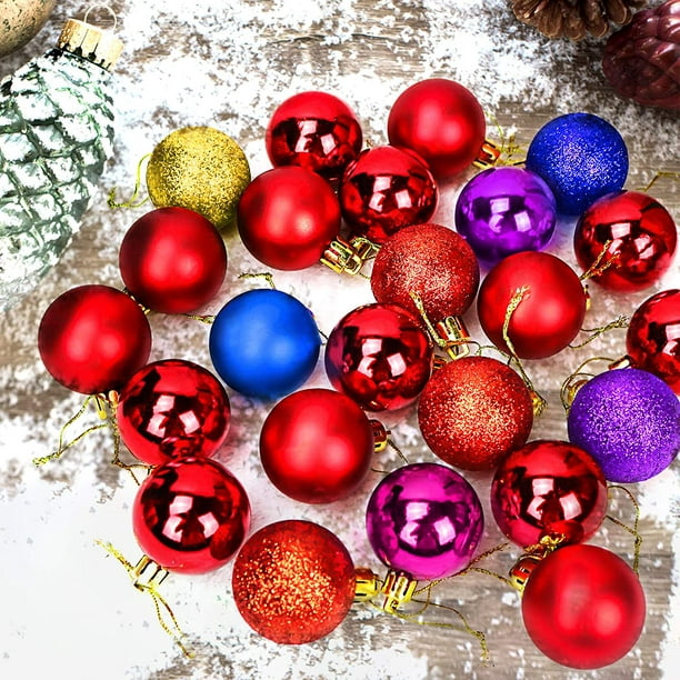 Décorer un gâteau boule Boule de mousse de couleur Glitter Noël