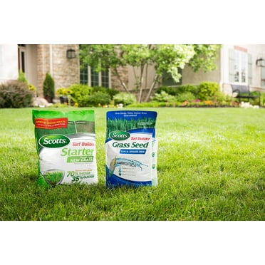Scotts Turf Builder Starter Food for New Grass, 15 lb. - Lawn Fertilizer for Newly Planted Grass, Also Great for Sod and Grass Plugs - Covers 5,000 sq. ft.