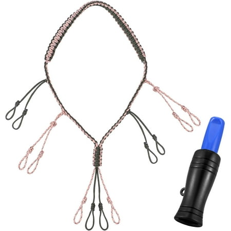 Duck Hunting Accessories Duck Call Lanyard with 12 Loops Duck Calls for Hunting Outdoor Hunting Games Outdoor Goose Duck Hunting Accessories
