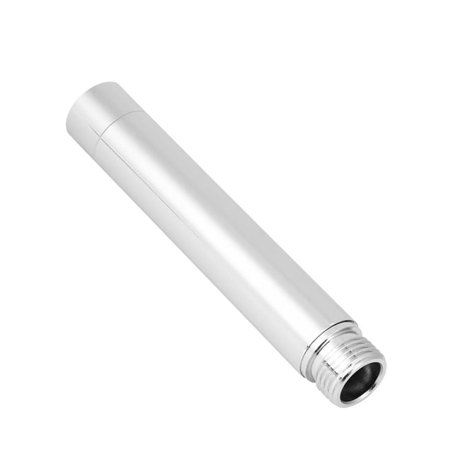 Lsaardth Shower Extension- 4inch Stainless Steel Shower Extension Round Tube with Chrome Plating for Bathroom Accessory