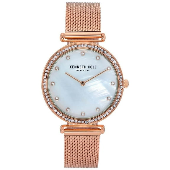 Kenneth Cole KC50927004 Women's Rose Gold Bracelet Crystal Watch