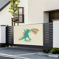 thumbnail image 2 of Funny Beast Dinosaur Sign Banner, Cartoon Colorful Hanging Banners Backdrop Festive Party Decor for Indoor Outdoor, 47 x 71 Inches, 2 of 7
