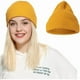 thumbnail image 1 of wonima44 Mens Winter Knit Beanie Hat, Rib Watch Cap Skull Cap Winter Ski Hat for Daily, 1 Hat 2 Style, 1 of 1