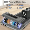 thumbnail image 3 of Walking Pad Treadmill with LED Display, Under Desk Treadmill with APP & Remote Control, Portable Mini Treadmill for Home/Office, Max 300lbs Weight Capacity & Installation-Free, 3 of 7
