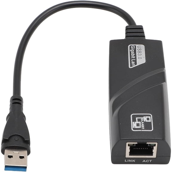 Simyoung USB Ethernet Adapter, Ultra Speed USB 3.0 to RJ45 Adapter, USB 3.0 to Ethernet Network Adapter Compatible with OS X Linux, 10 100 1000Mbps Speed