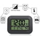 thumbnail image 2 of Silent Desk Clocks Digital Wall Clock Simple Large LCD Alarm Clock with Temperature Calendar for Home Office (Night Black), 2 of 5
