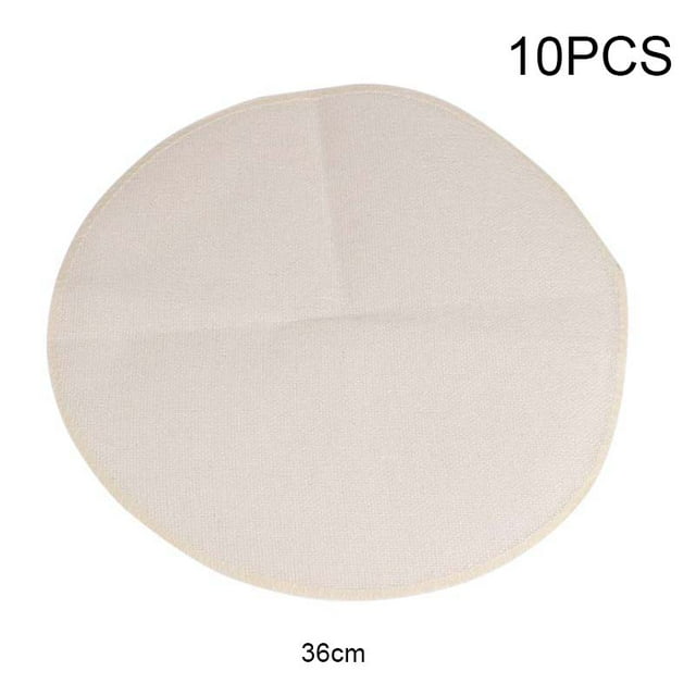 CAROOTU 10pcs Cotton Steamer Cloth Non-stick Bleached Steaming Pot Cloth for Rice Steamed Stuffed Bun