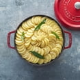 thumbnail image 5 of Staub Cast Iron Dutch Oven 5-qt Tall Cocotte, Made in France, Serves 5-6, Cherry, 5 of 10