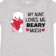 thumbnail image 4 of Inktastic My Aunt Loves Me Beary Much Cute Bear Boys or Girls Toddler T-Shirt, 4 of 5
