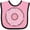 Pink and Black, variant on Inktastic Pink Donut with Sprinkles Boys or Girls Baby Bib