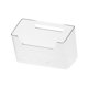 thumbnail image 3 of Caja de almacenamiento para baño, estante de almacenamiento para baño, contenedor de almacenamiento rectangular liviano Blanco, 3 of 8