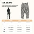thumbnail image 3 of Sikiie Black White Stripes Women’s Ultra-Soft Comfy Lounge Pants Sleepwear Comfy Lounge Pants Drawstring Sleep Bottoms with PocketsXX-Large, 3 of 6