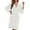 White, variant on Womens Long Plush Robe Cozy Soft Bathrobe Shawl Collar Spa Style House Coat