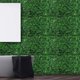 thumbnail image 3 of Pared vegetal verde artificial - Panel de setos de boj de 40x60cm para decoración interior/exterior, césped artificial lavable para valla y fondo fotográfico, 3 of 4