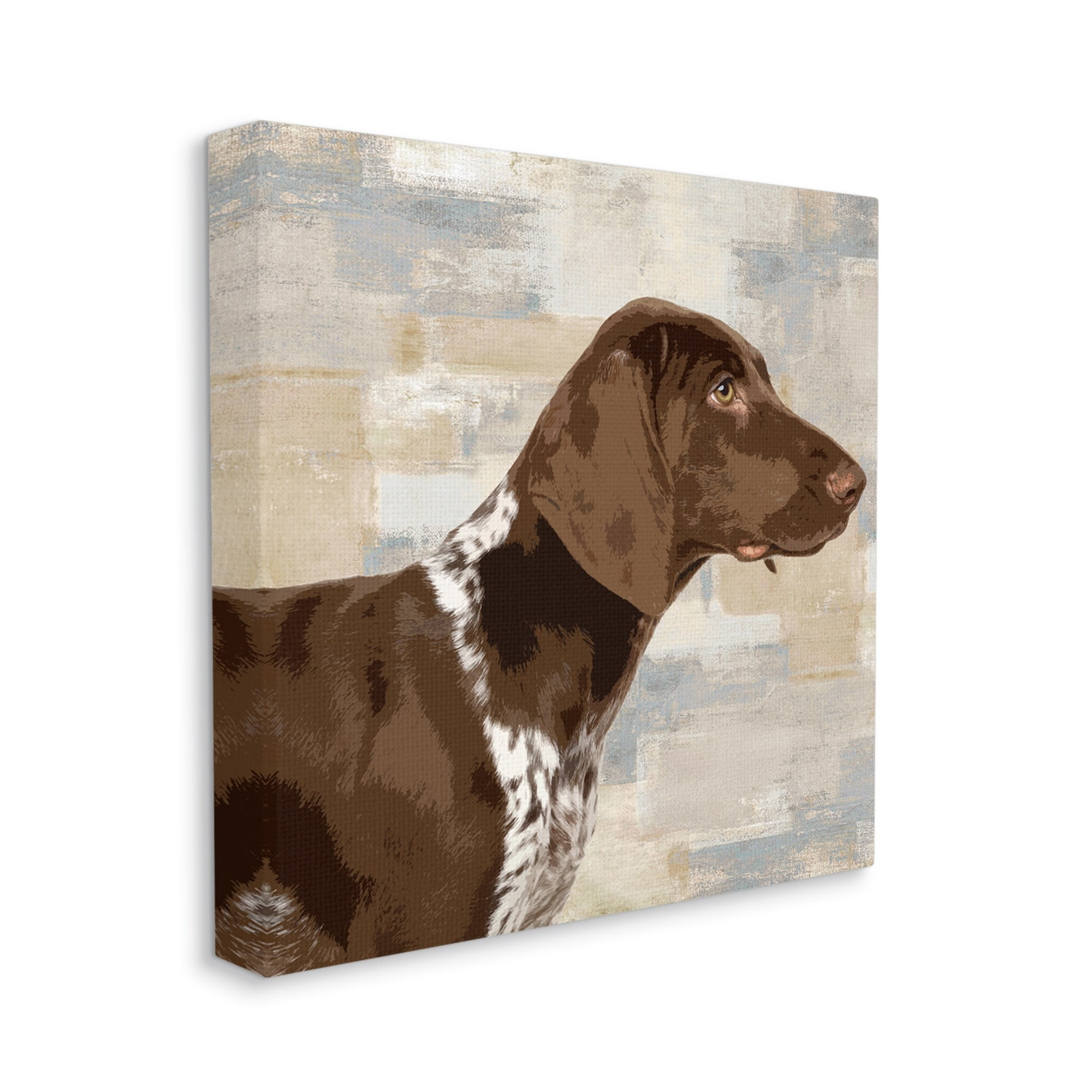 Stupell Industries Gazing Pointer Dog Vintage Dog Portrait,36 x 36, Design by Keri Rodgers