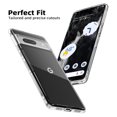 thumbnail image 3 of Xpression Case for Google Pixel 7 Slim Transparent with TPU Rubber Bumper, Crystal Clear Hybrid Shockproof Hard PC Back Thin Cover [ Clear ], 3 of 7