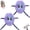 2*Purple, variant on Niopets Interactive Cat Toy, Niopets Cat Toy, Intelligent Scrolling with Bouncing Motion, Built-In Powerful Motor with 2 Dynamic Modes, Soft Plush Surface Texture, Ideal for Cats to Play With