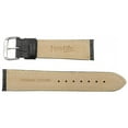 thumbnail image 2 of 22mm Genuine Leather Crocodile Grain Black Replacement Watch Strap, 2 of 2